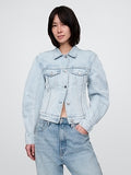 Barrel-Sleeve Icon Denim Jacket